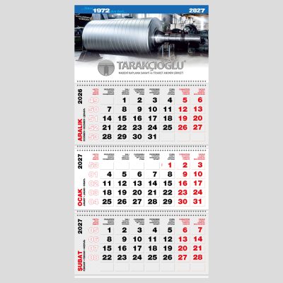 Promosyon Jumbo Taslama Gemici Takvim