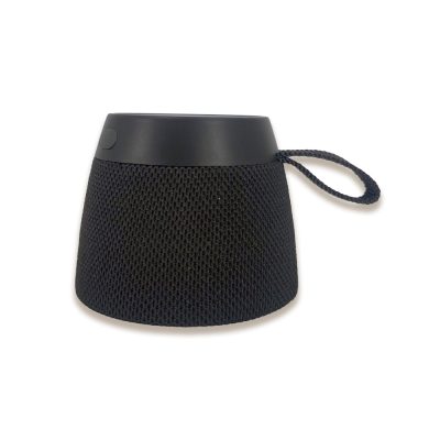 Işıklı Logo MagSafe Kablosuz Hoparlör - Siyah