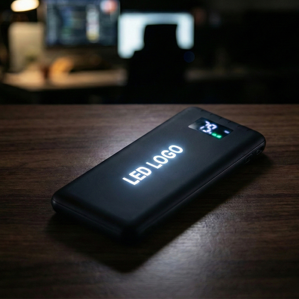 Işıklı Logo Wireless Powerbank 10000 mAh
