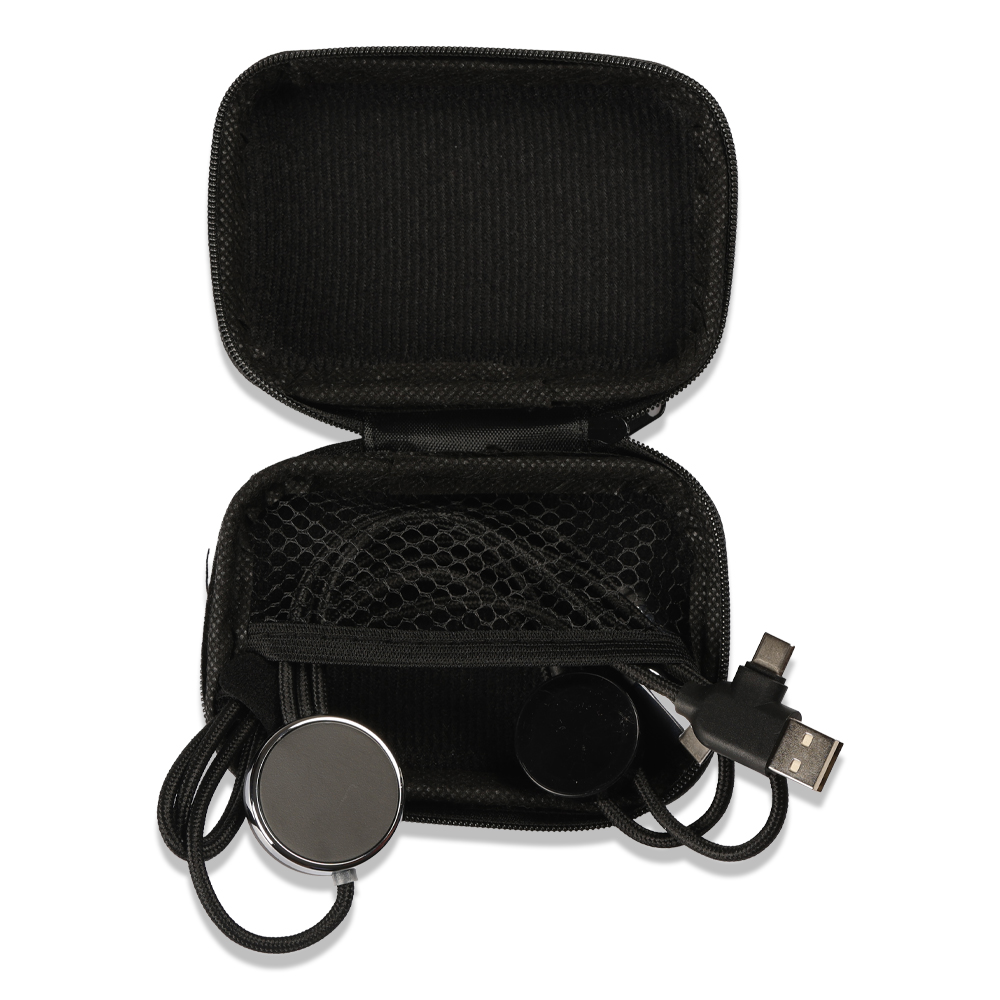 Işıklı Logo Şarj Kablosu (Çantalı)