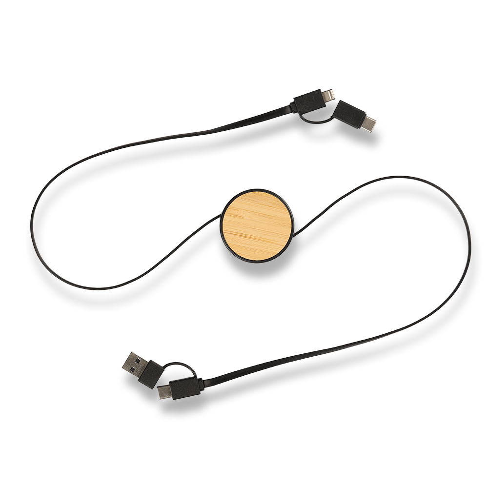 Bambu Şarj Kablosu (Çantalı)