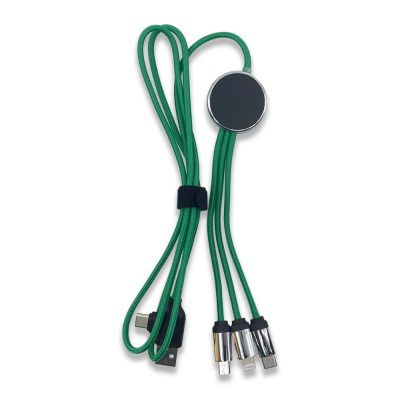 Işıklı Logo 60W Hızlı Type-C Uçlu Data Transferli Şarj Kablosu