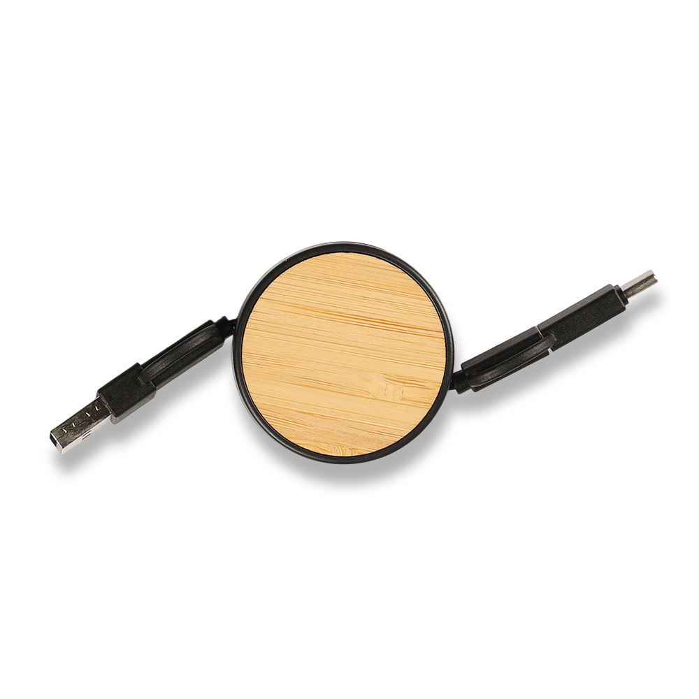 Promosyon Bambu Şarj Kablosu