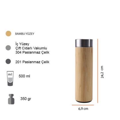 Bambu Termos 500 ml - Bambu