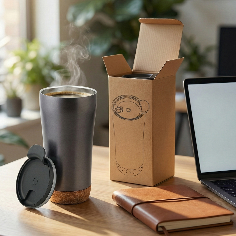 Mantar Tabanlı Termos Bardak 480 ml