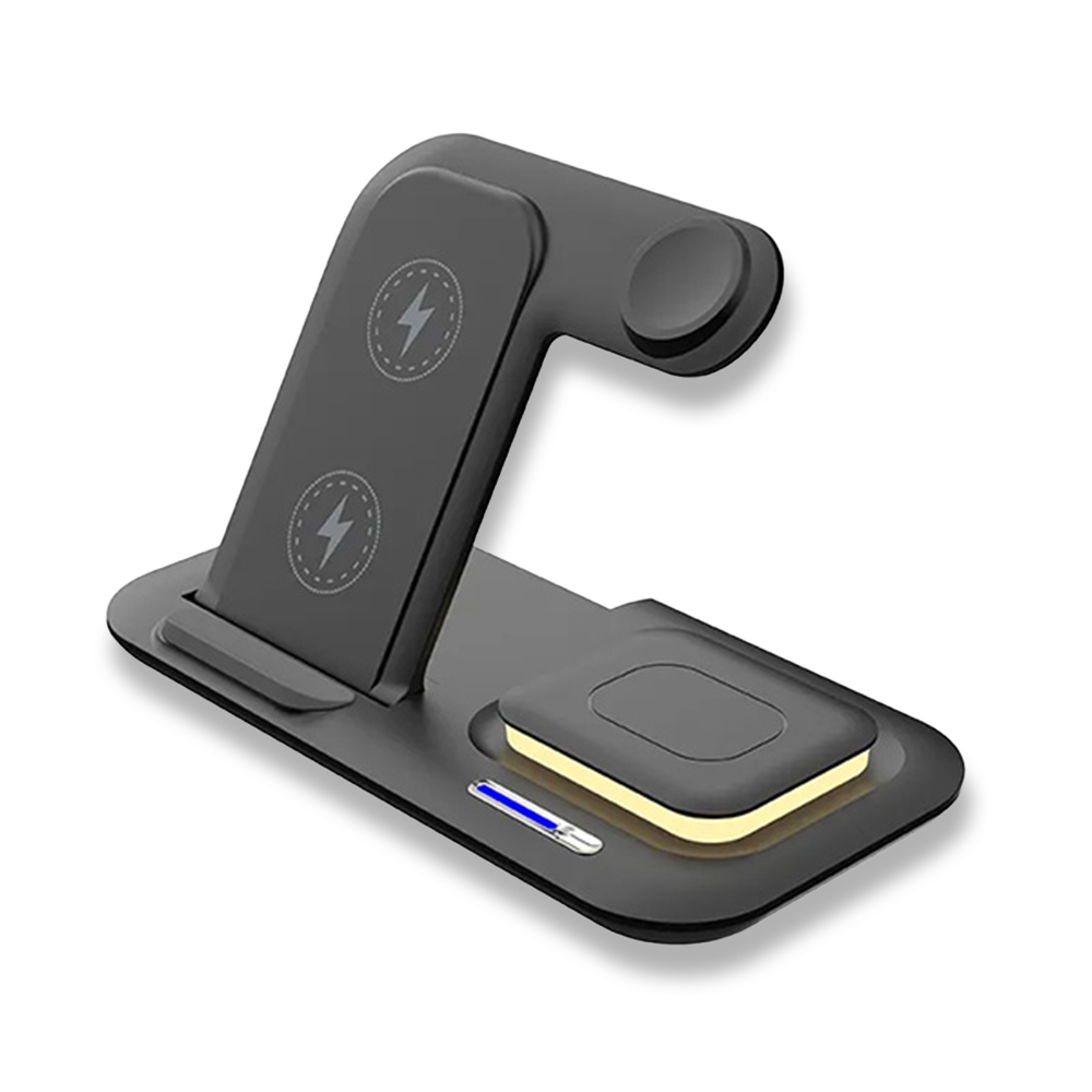 Promosyon Kablosuz Şarj Standı (Telefon, Saat, Kulaklık)