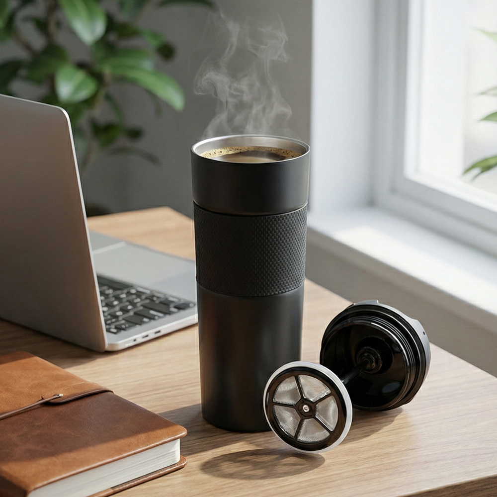 Frenchpress Termos Bardak 500 ml