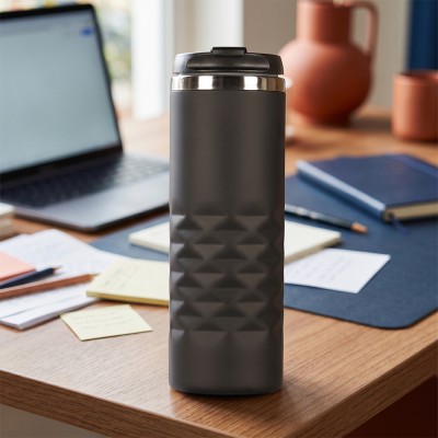 Termos Tipi Çelik Bardak 400 ml - Siyah