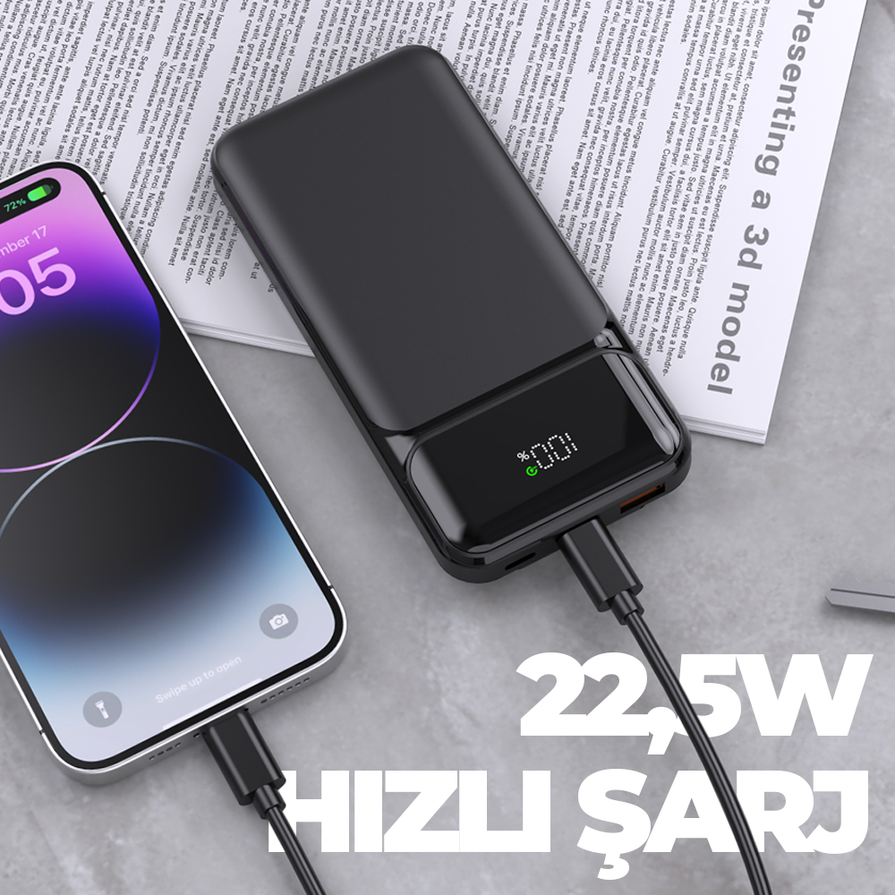 Hızlı Şarj Powerbank 10000 mAh