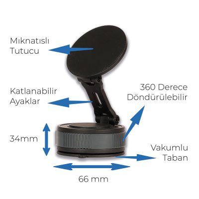 Araç İçi Telefon Tutucu