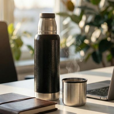 Termos 500 ml (24 Saat Isı Koruma) - Siyah