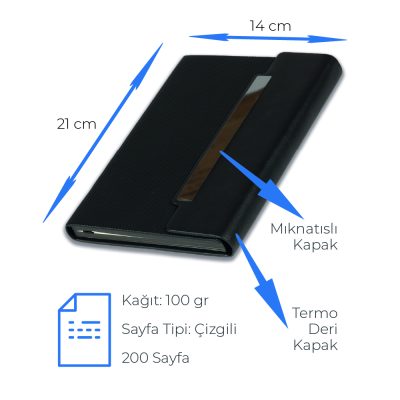 Defter - Siyah