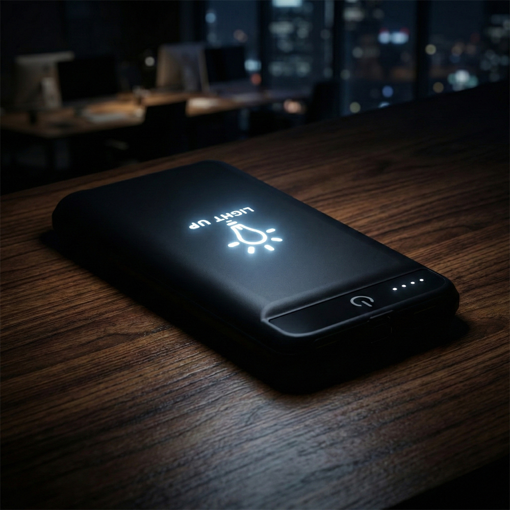 Işıklı Logo Powerbank 10000 mAh