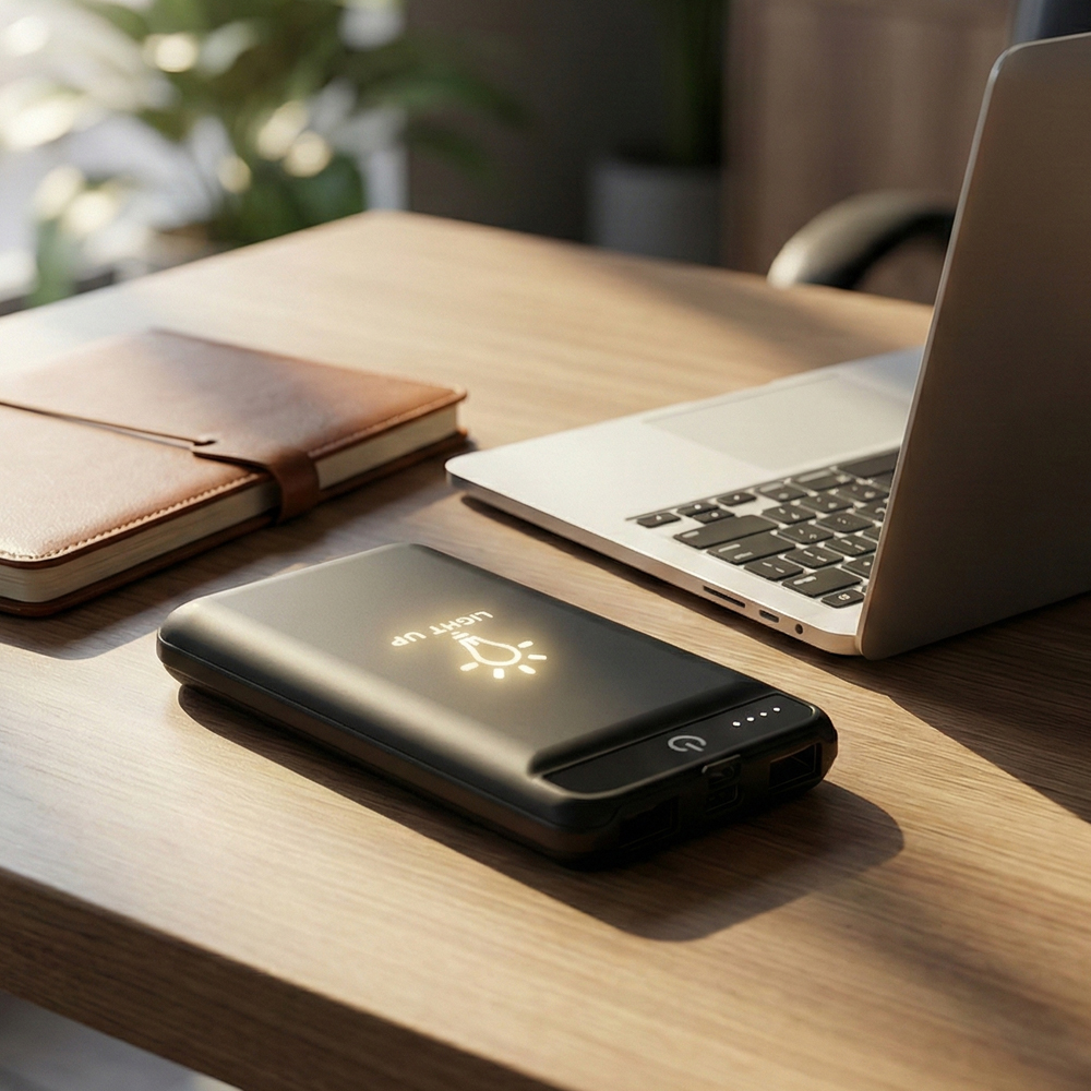 Işıklı Logo Powerbank 10000 mAh