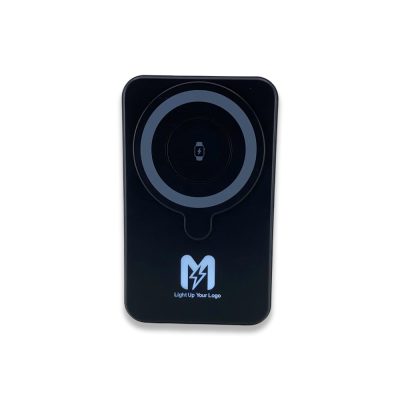 Promosyon Işıklı Logo 15W MagSafe Powerbank 10000 mAh (Telefon, Saat, Kulaklık))