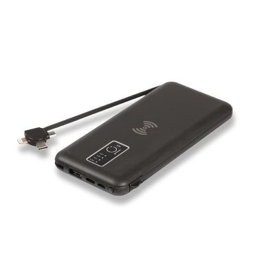 Promosyon Dahili Kablolu Wireless Powerbank 10000 mAh