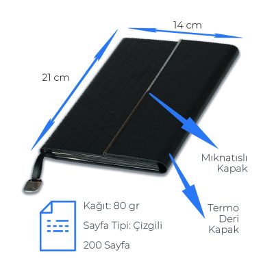 Defter - Siyah