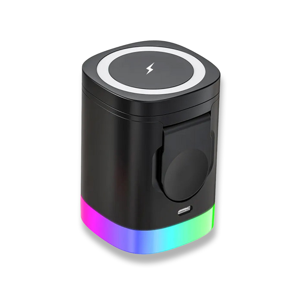 Kablosuz Şarj Standı (Telefon, Saat, Kulaklık)