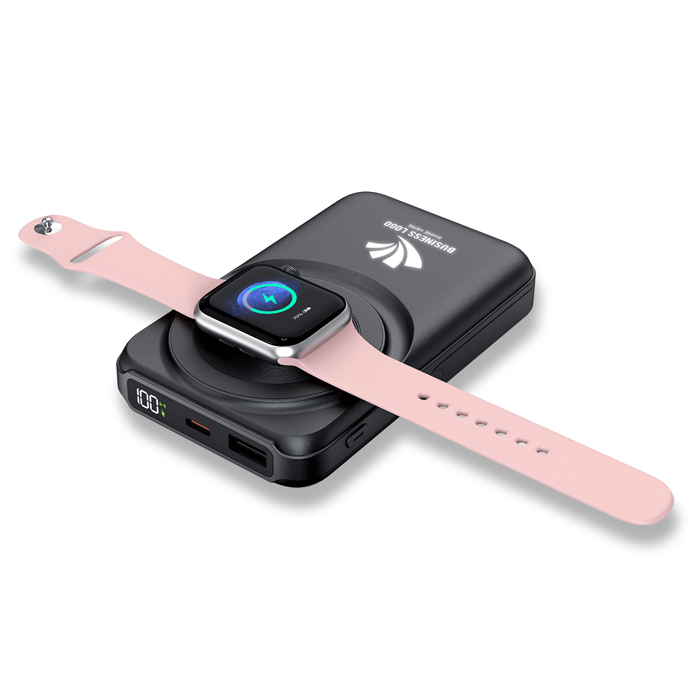 Işıklı Logo Hızlı Wireless Şarj Magsafe 10000 mAh