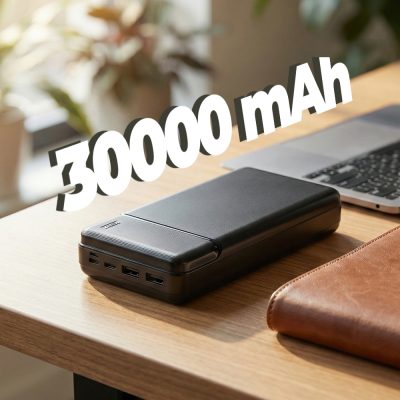 Powerbank 30000 mAh - Siyah