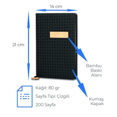 Defter - Siyah