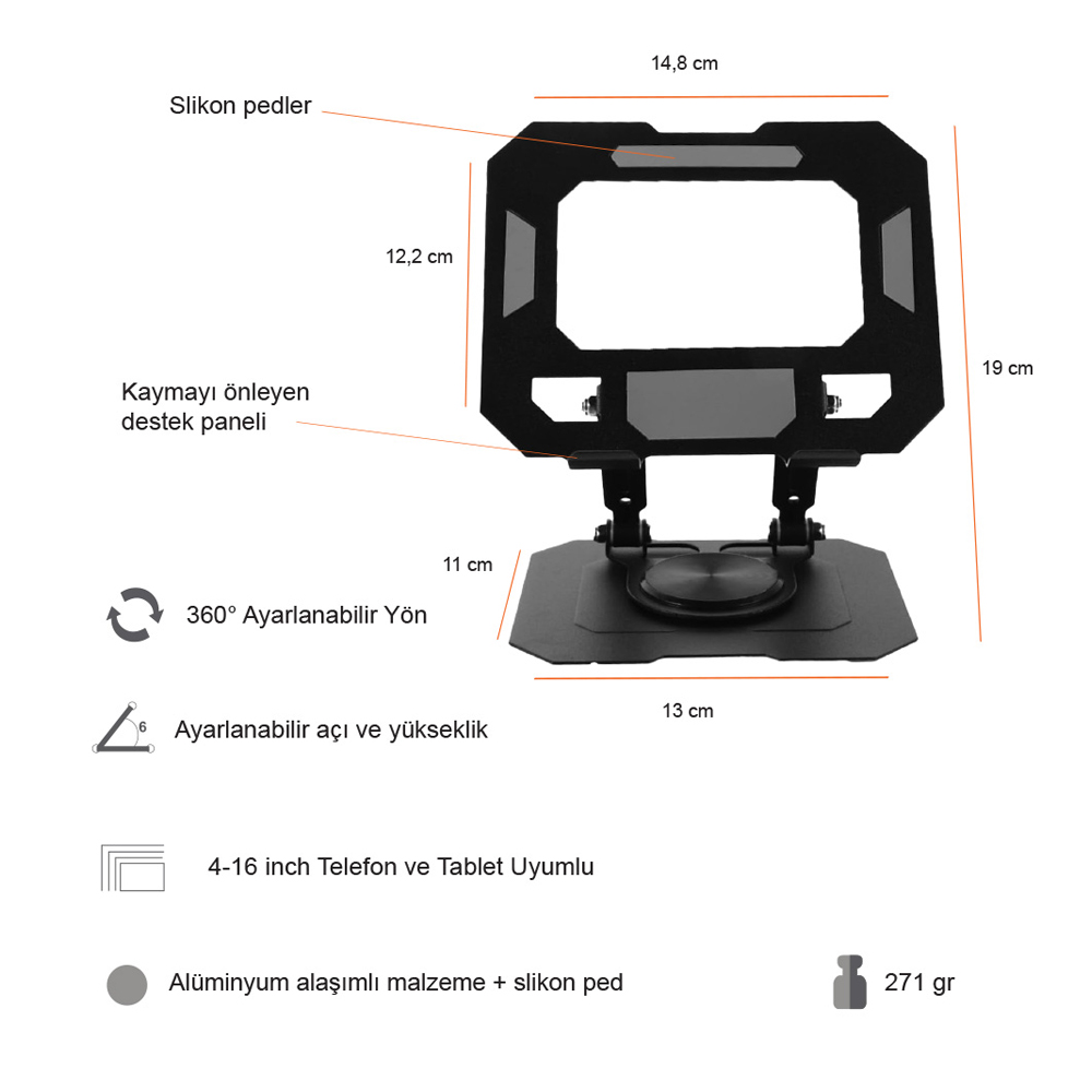 Telefon/Tablet Tutucu
