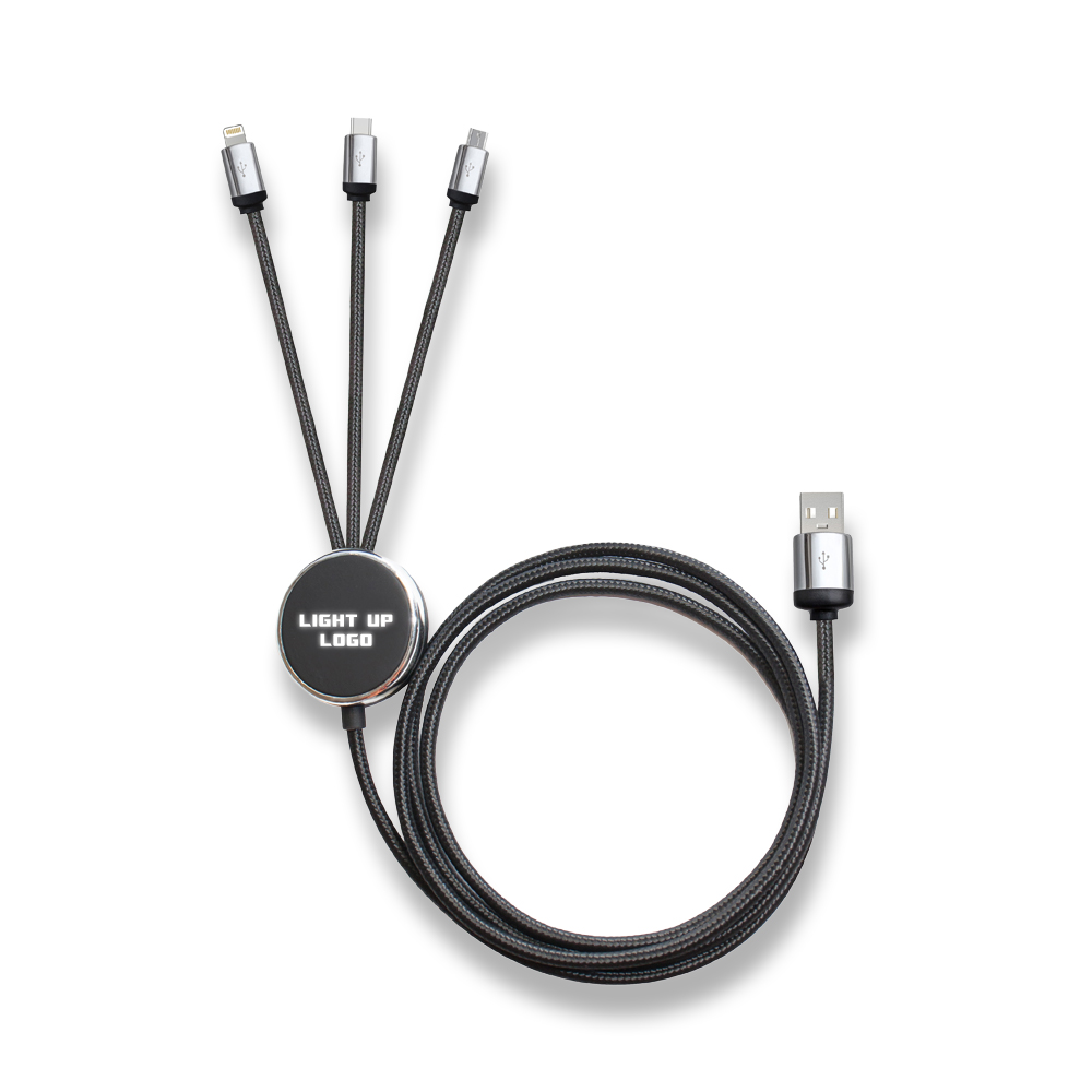 Promosyon Işıklı Logo Şarj Kablosu