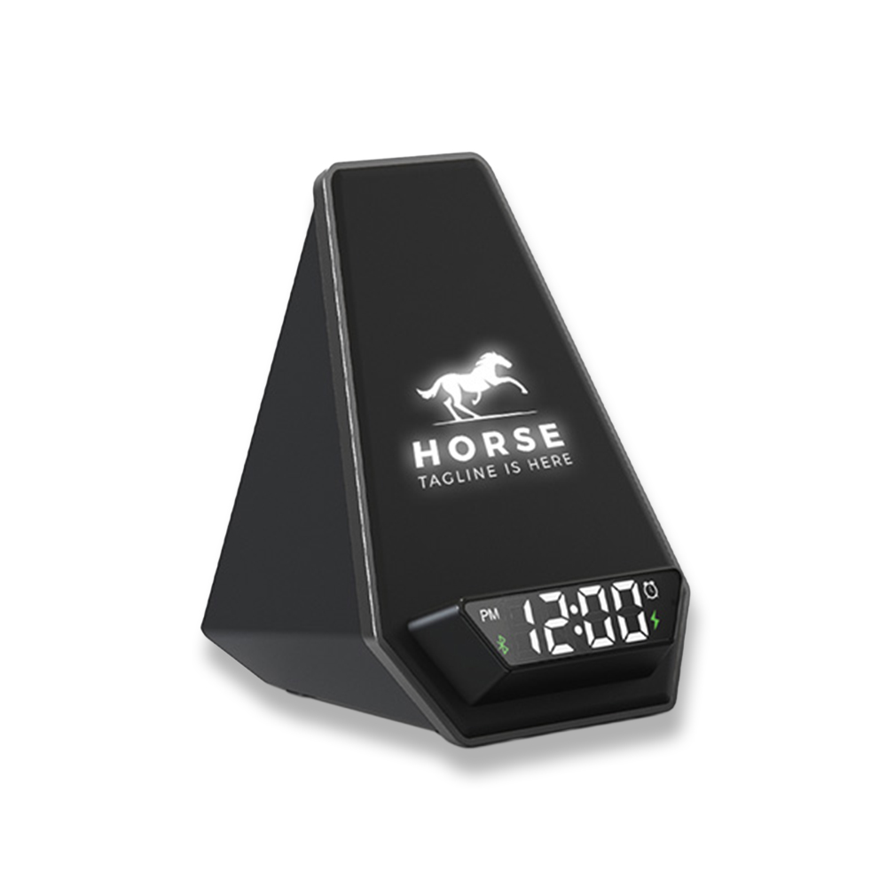 Promosyon Işıklı Logo Hoparlörlü Kablosuz Șarj Standı