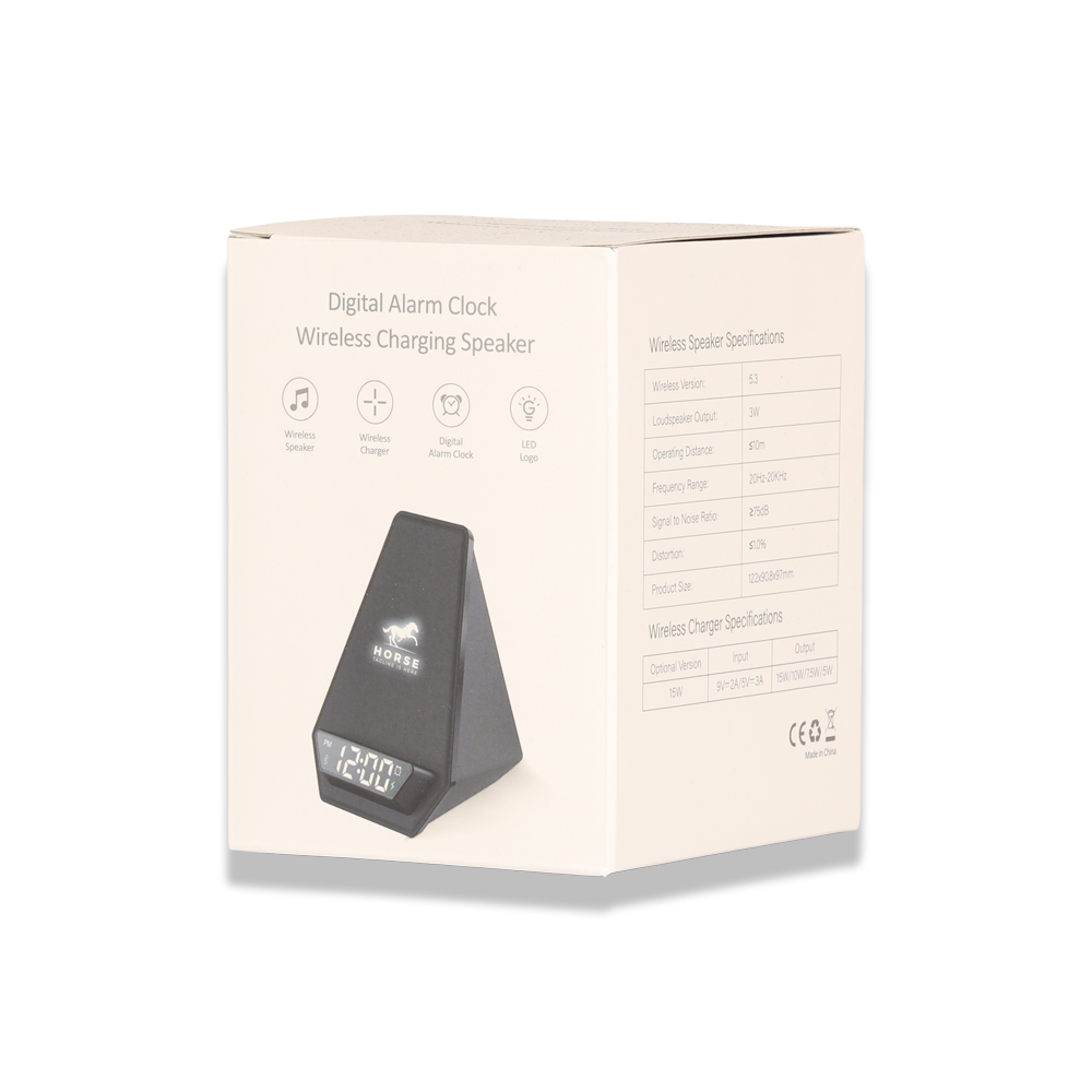 Işıklı Logo Hoparlörlü Kablosuz Șarj Standı