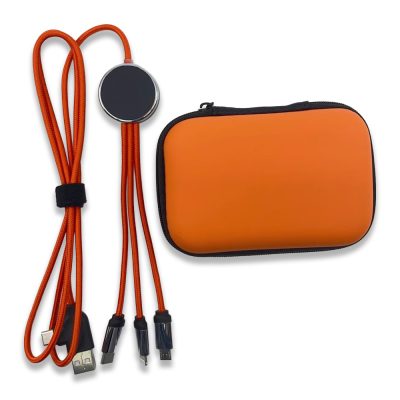 Işıklı Logo 60W Hızlı Type-C Uçlu Data Transferli Şarj Kablosu (Çantalı)