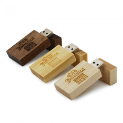 Ahşap Gövdeli Şekilli  Usb Bellek