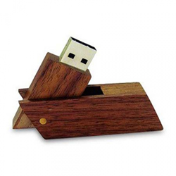 Ahşap Döner Gövdeli Usb Bellek