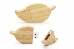 Yaprak Şekilli Ahşap Usb Bellek