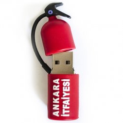 Promosyon Yangın Tüpü Şeklinde Usb Bellek Resmi