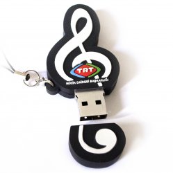 TRT Sol Anahtarı Şeklinde Usb Bellek